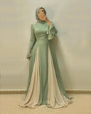 Autumn New Women's Fashion Hit Color To Receive The Waist Swing