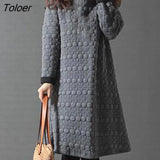 Great Thick All Match Autumn Dress Casual Autumn Dress Warm for