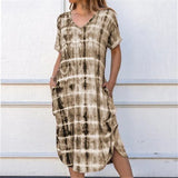 Floral Print Bohemian Beach Dress 2020 Summer Women Dress Ruffles Casual Short Sleeve V-Neck Wrap Party Dresses