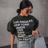 Hoodies Women 2022 Autumn Winter Vintage Designer Hooded Sweatshirt Femme Fashion Streetwear