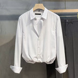 Shirt Men's Long Sleeves Fall New Anti-Ringhold Small Casual Shirt Business High-End