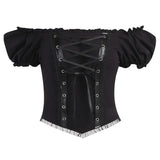 Summer Leisure Fashion T-Shirt Women's Solid Color Slim Hollow Design Sensitive Wood Ear Blouse-Outfit