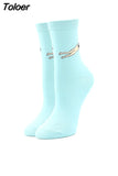 Women Happy Funny Socks With Lattice Print Avocado Pizza Food Skateboard Harajuku Korean Simple Socks New Fashion