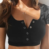 ladies Short Sleeve Crop top elegant Plain basic debardeur femme Tank Party bodycon bandage stretch Vest Tee tunique