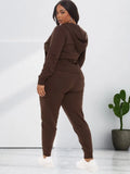 Casual Zipper Hoodes And Pant Jogger