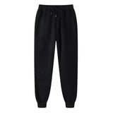 New Solid Color Casual Pants Men Brand Men's Fashion Drawstring Full Length Pants Slim Harajuku Style Pencil Pants