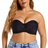 Plus Size Strapless Bra Push Up Women Underwear Seamless Sexy Lingerie Invisible Non Slip
