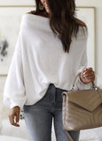 Casual Off Shoulder Long Sleeve
