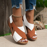 Sandals Women's New Summer 2025 New Pines Pastry Thick Bottom Dresses With Dresses To The
