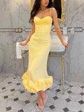 Women's Solid Color Swing With Dress Body Quality Dress Dress