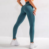 Women Gym Leggings Fitness Running Pant High Waist Tummy Activewear Energy Seamless Push Up Fitness Sportswear Gym