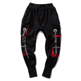 Men's Loose Tide Brand Ins Hip-Hop Hip-Hop Wide-Leg Trousers Men's Straight Leg Trousers-Outfit