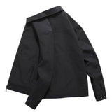 Men British Style Thin Jackets Autumn New Men's Solid Color Comfortable Jacket Male Brand Business Casual Jacket