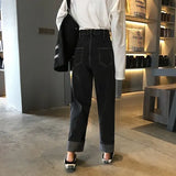 Women Retro Loose Trendy Elegant All-match High-quality Korean Style Students Leisure Daily Womens Female Lovely